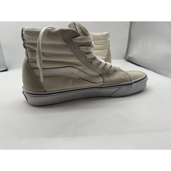 VANS SK8-HI Beige/White Suede/Canvas Sneakers Shoes 500714 US sz. W 9 /7.5 M - Picture 3 of 9